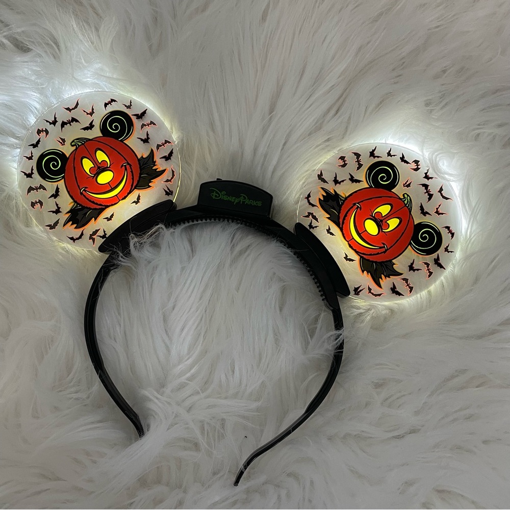 Disney Parks Mickey Light Up Halloween Ears